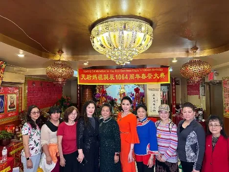 Mingping Huang pada peringatan 1064 tahun kenaikan Mazu ke surga